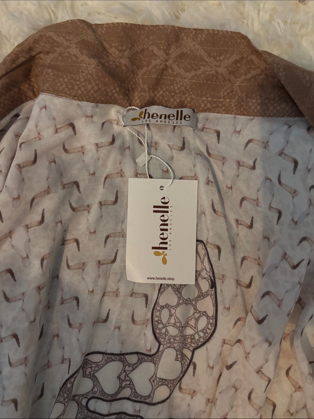 NWT Henelle Death Valley Duster Robe - Picture 4 of 4
